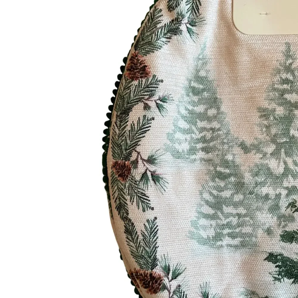 Cynthia Rowley Winter Pine Tree Christmas Placemats 15in Set of 4 Holiday New